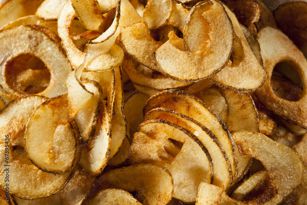 Homemade Spiral Cut Potato Chips Homemade Spiral Cut Potato Chips