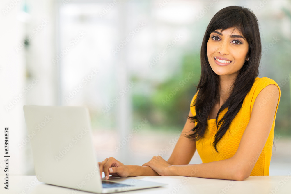 indian woman using laptop indian woman using laptop