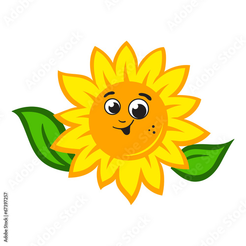 Fototapeta Naklejka Na Ścianę i Meble -  Sunflower logo