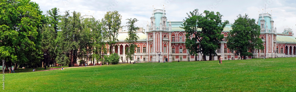 Panorama: Palace of the Russian Empress Catherine II in Moscow