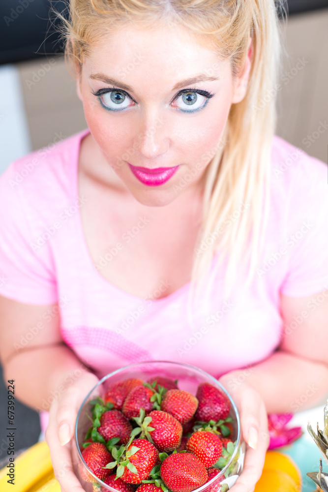 Pretty Woman in the kitchen Pretty Woman in the kitchen