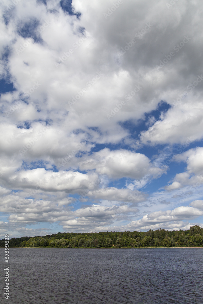 Daugava river, Latvia.