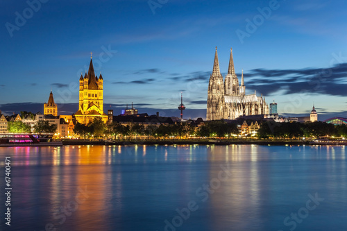 Cologne city skyline  Germany