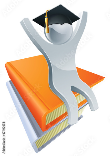 Graduate on giant books