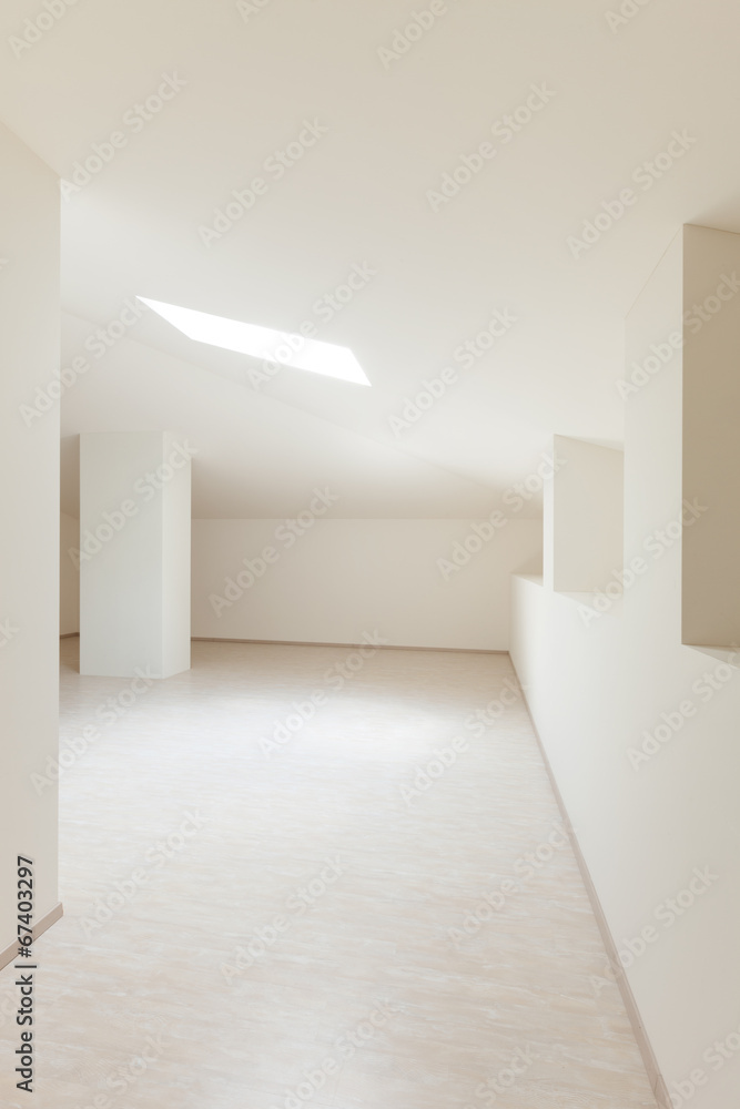 Interior empty loft Interior empty loft