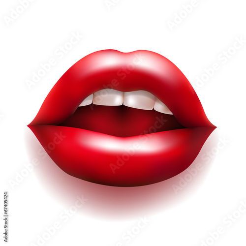 red lips