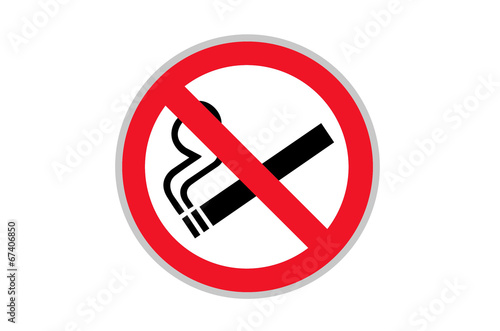 Verbotszeichen: Rauchen verboten