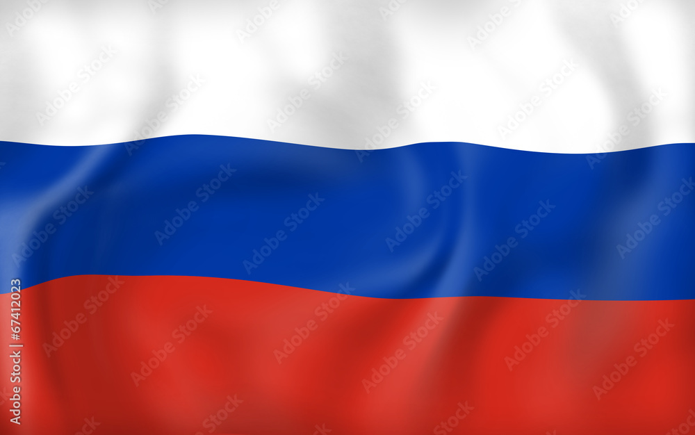 Fototapeta premium Russia Flag Design