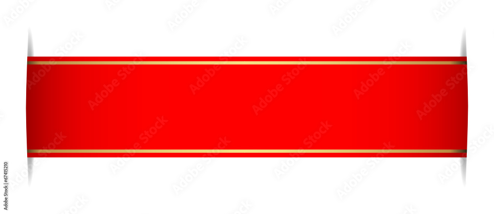 rotes Band - Design Element rotes Band - Design Element