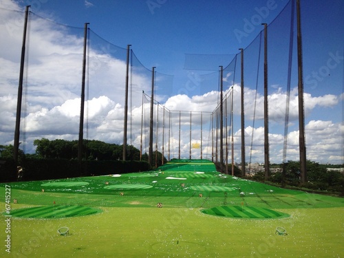 Obraz na plátně golf driving range