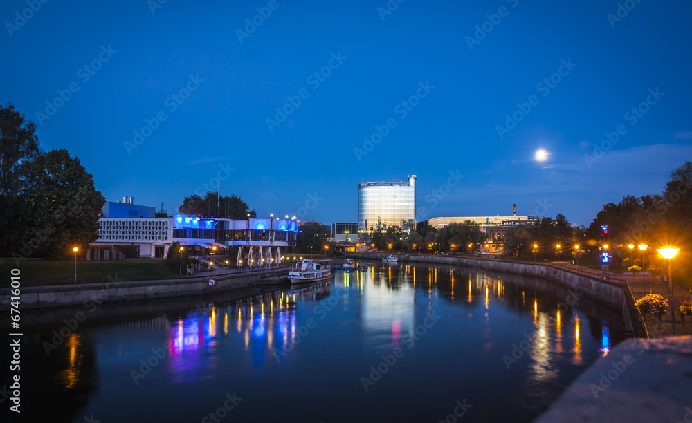 Amazing city centre of academic city Tartu, Estonia