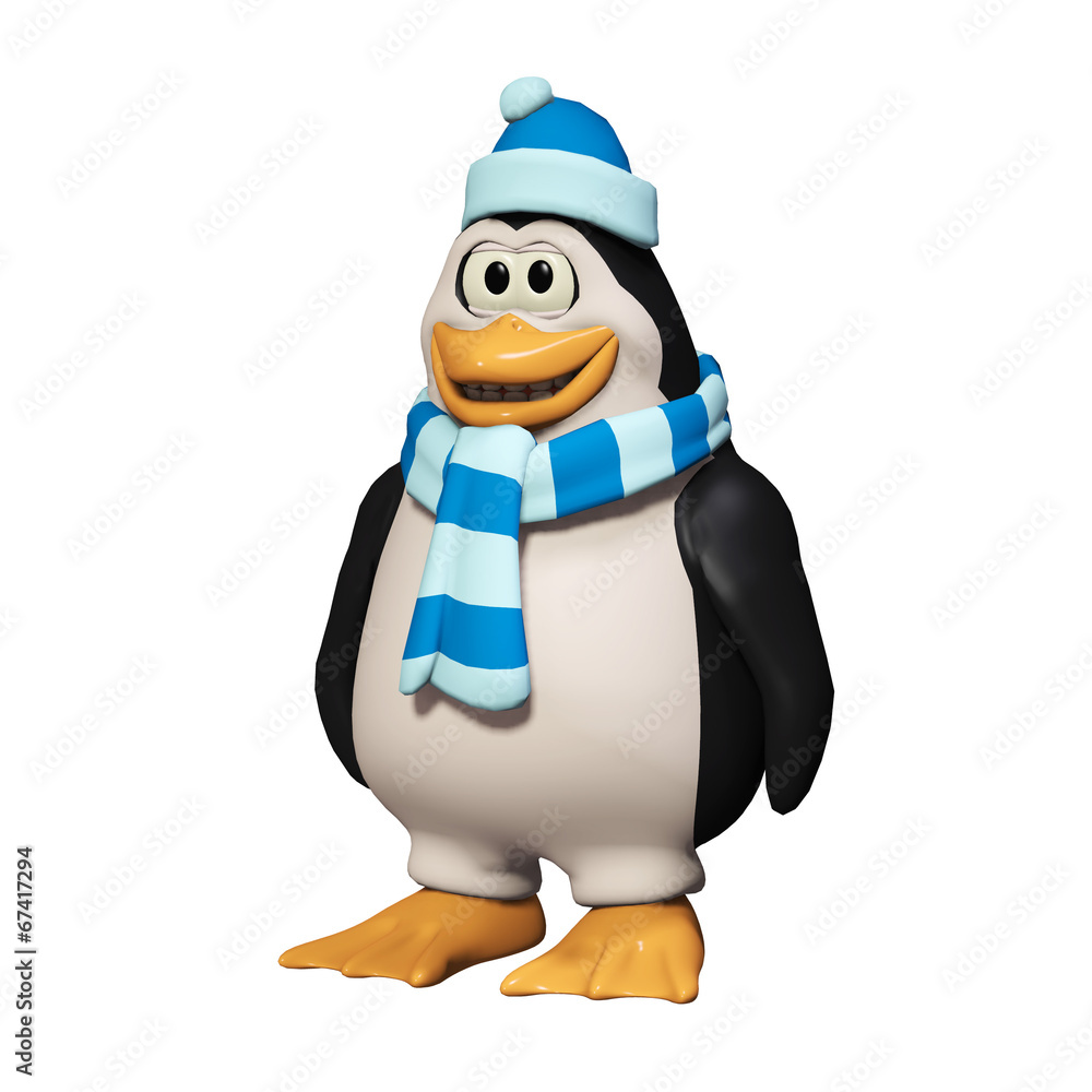 Obraz premium 3d cartoon penguins