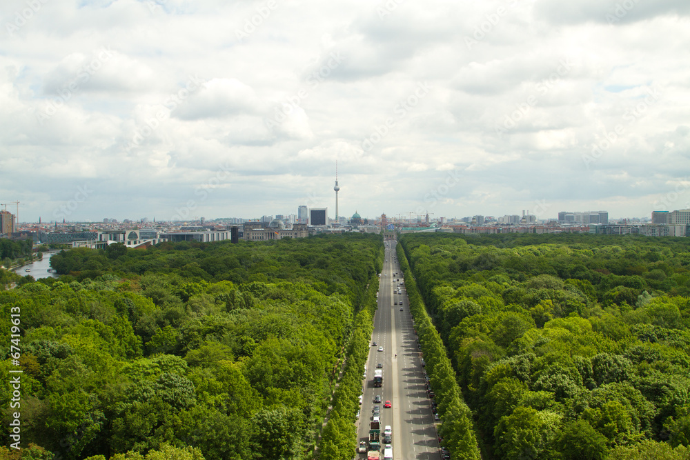 Fototapeta premium over Berlin