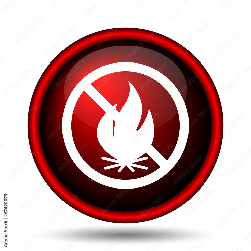 Fire forbidden icon Fire forbidden icon