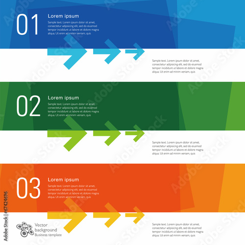 Infographics Web Banner & Label Design