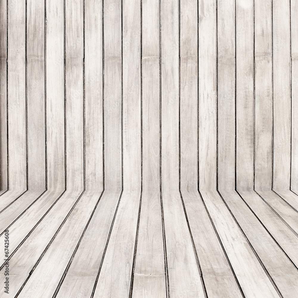 Empty wooden room,interior background,perspective view Empty wooden room,interior background,perspective view