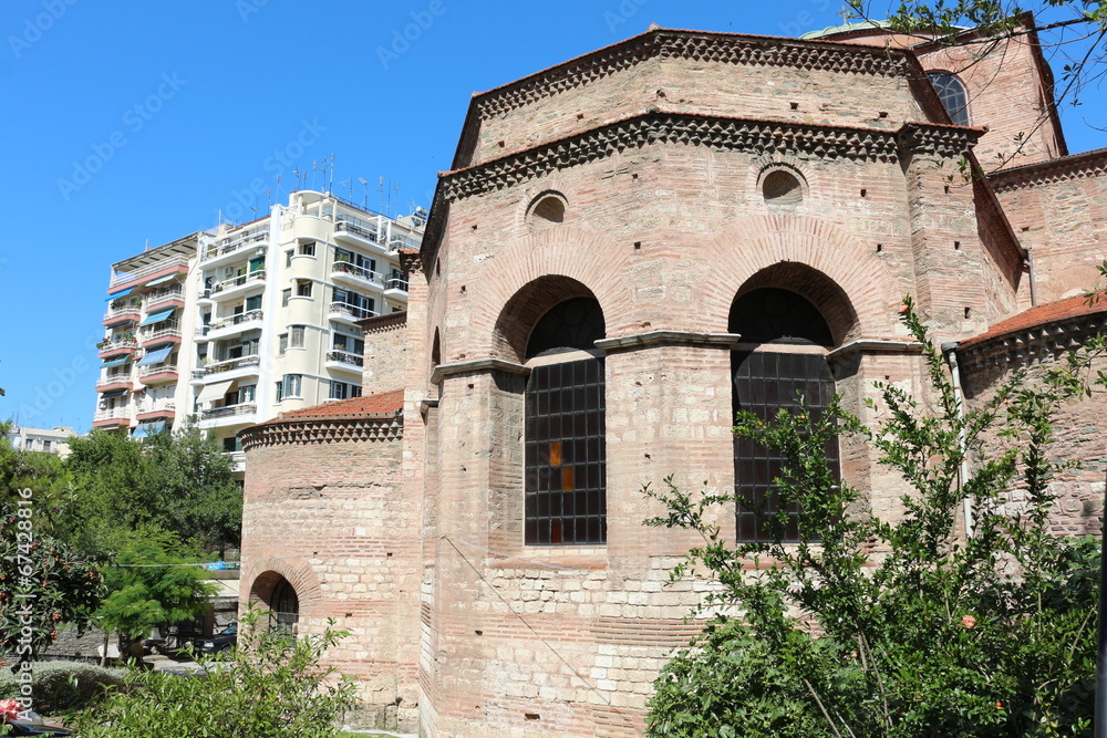 Hagia Sophia Byzantine church in Thessaloniki