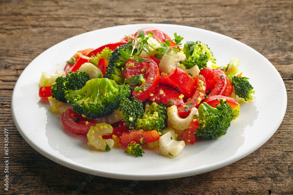 couscous salad with vegetables