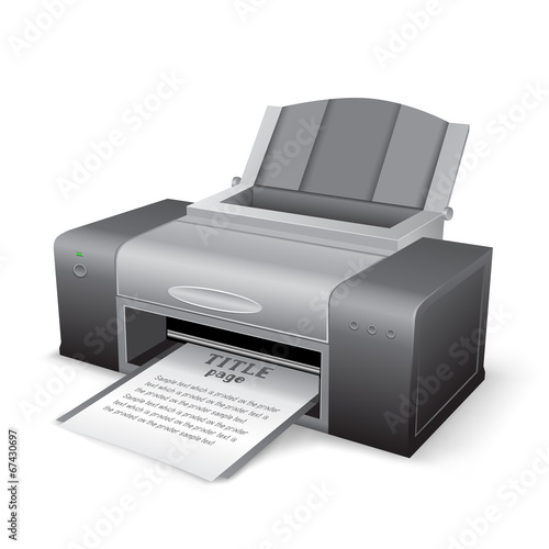 black printer
