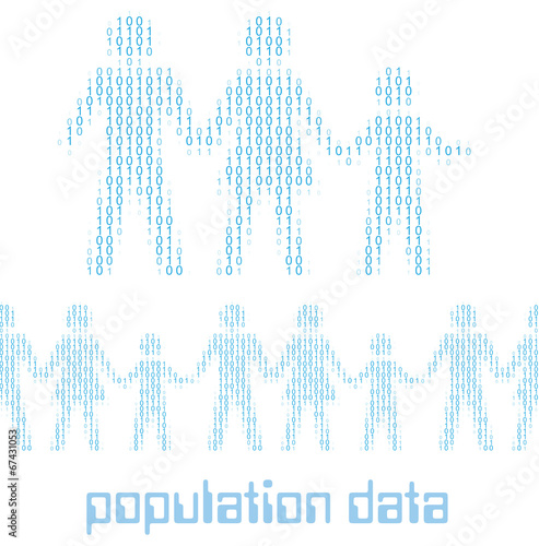 People family digital statistics population data