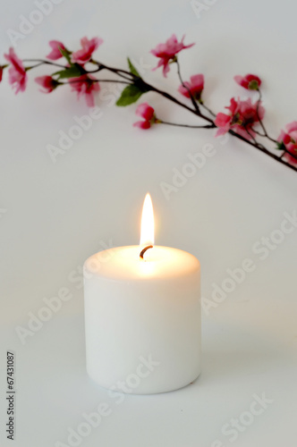 Burning candle