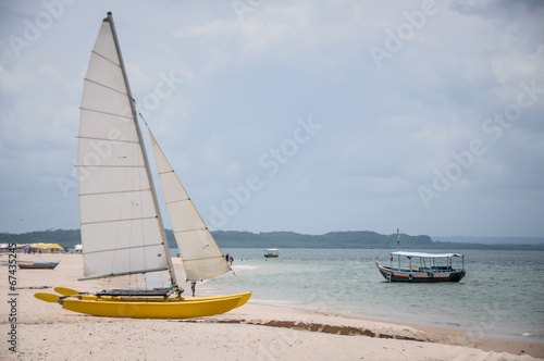 Ready to Sail, South America, Brazil. Sailing day trip!