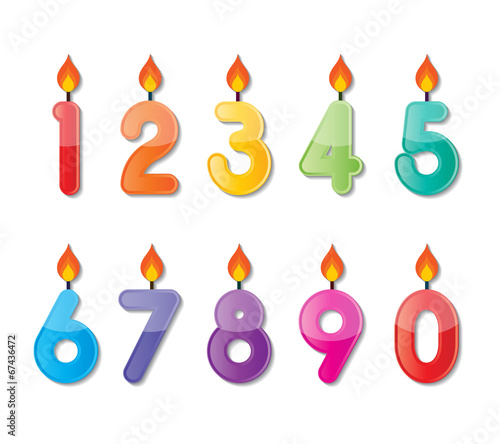 number candle