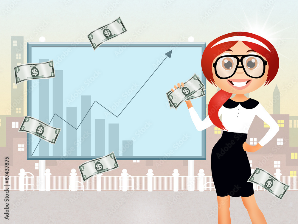 Obraz premium Business woman