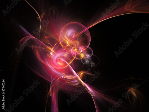 fractal with abstract background