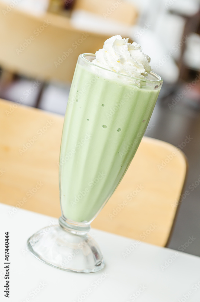 Green tea frappe Green tea frappe