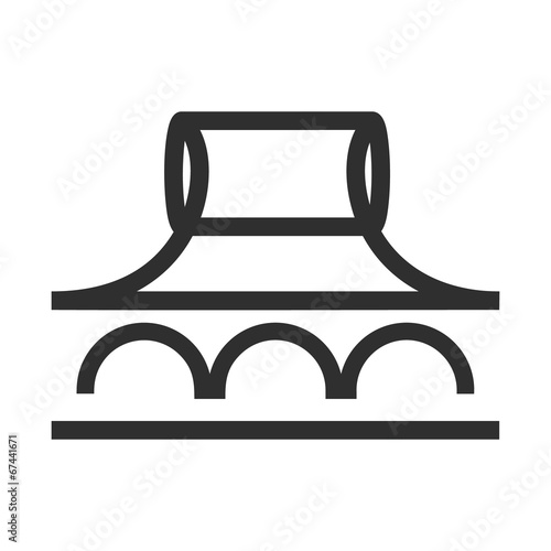 Production of concrete slabs sign