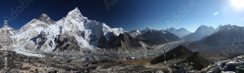 Obraz na płótnie Góra Mount Everest - Panorama