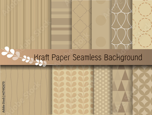 kraft paper seamless background