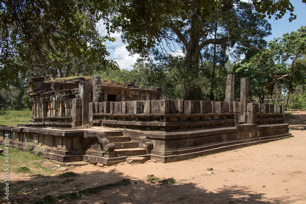 Sacred ruins, Polonnaruwa, Sri Lanka