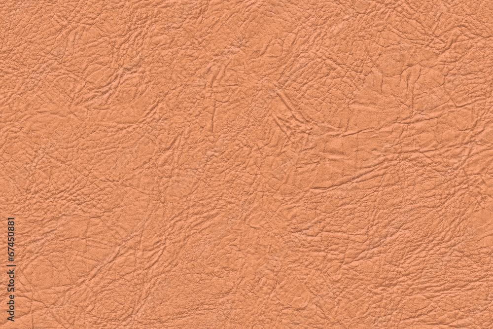 Artificial Eco Leather Orange Crumpled Texture Sample Artificial Eco Leather Orange Crumpled Texture Sample