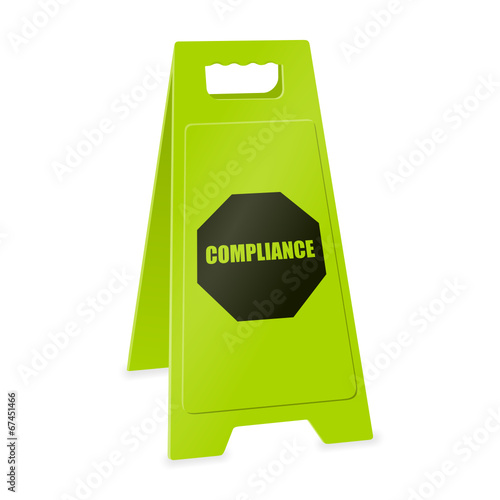 warnaufsteller compliance II