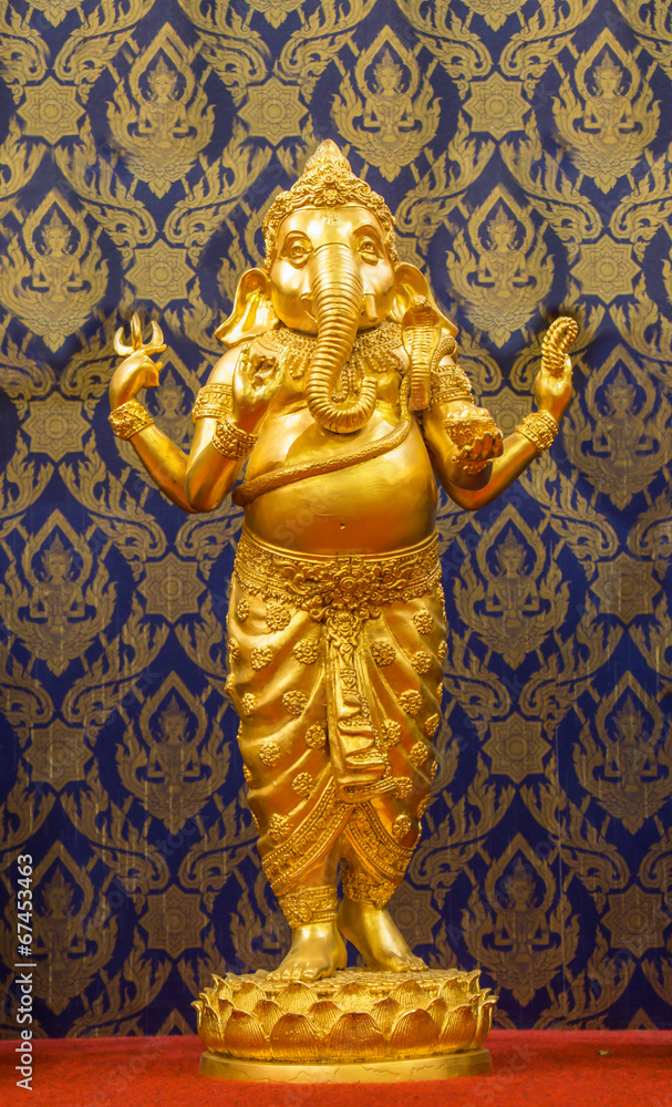 Fototapeta premium Ganesh statue, which is the worship of the people