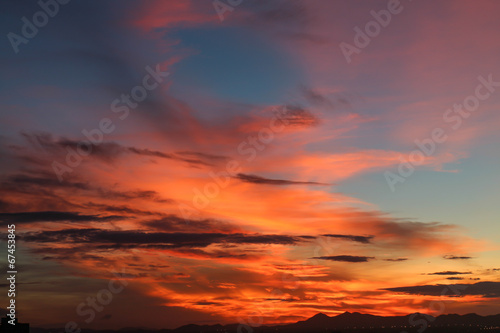 Sunrise with beautiful sky at twilight time © nengredeye