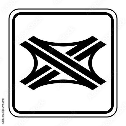 Logo birfucation autoroute.