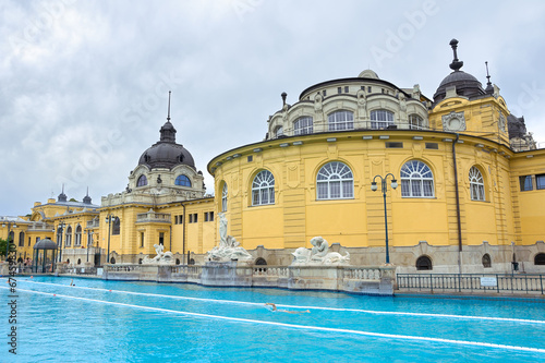 Budapest szechenyi bath spa. Hungary.