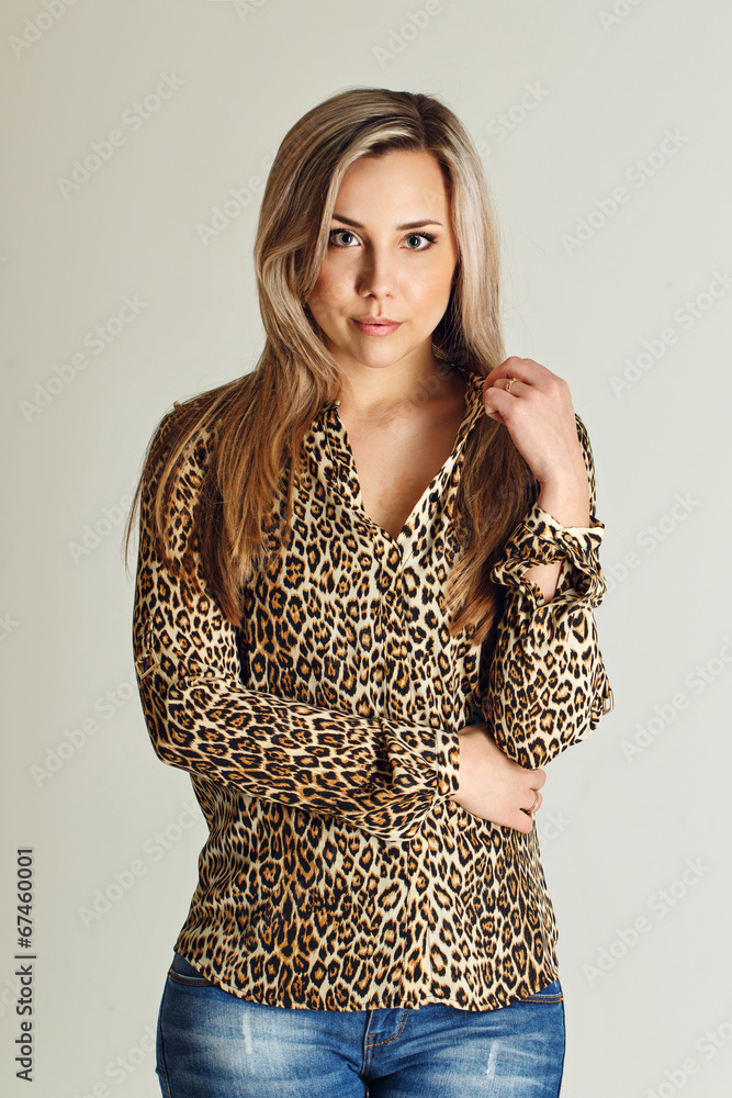 Beautiful girl in the studio Beautiful girl in the studio