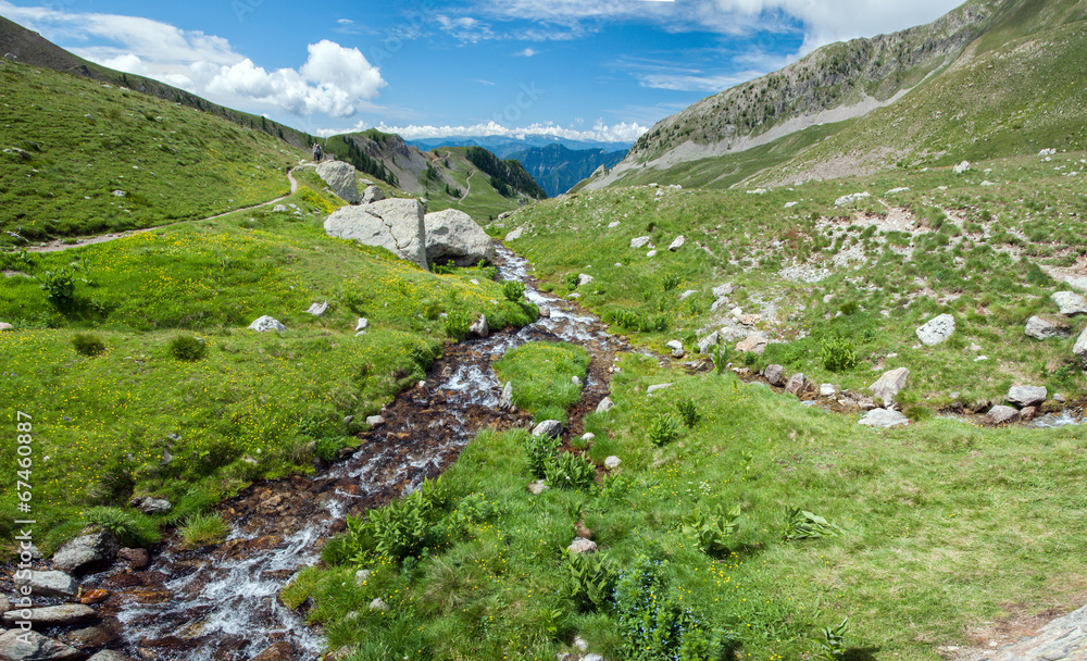 Paysage des lacs de Millefonts - Mercantour