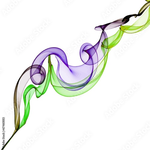 Background with Colorful Rainbow Smoke