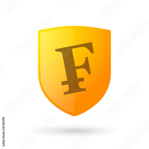 Shield icon with a currency sign