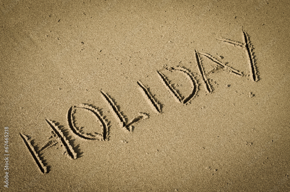 Fototapeta premium holiday at sand