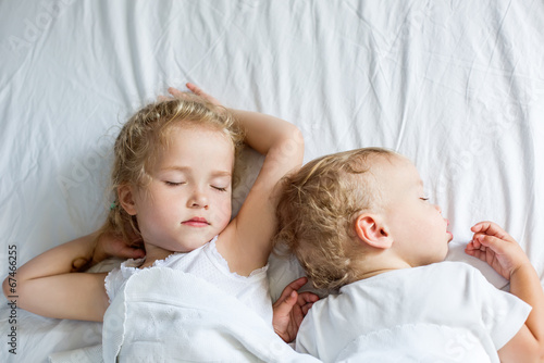 charming little brother and sister
