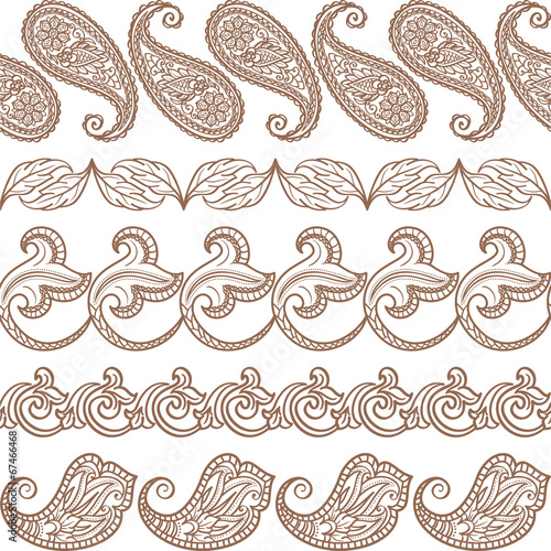 Set of ethnic design elements