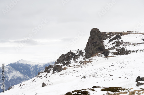 Rock on the mountaintop. Rock called 