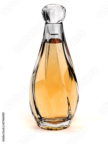Perfume glass bottle - Eau de toilette photo