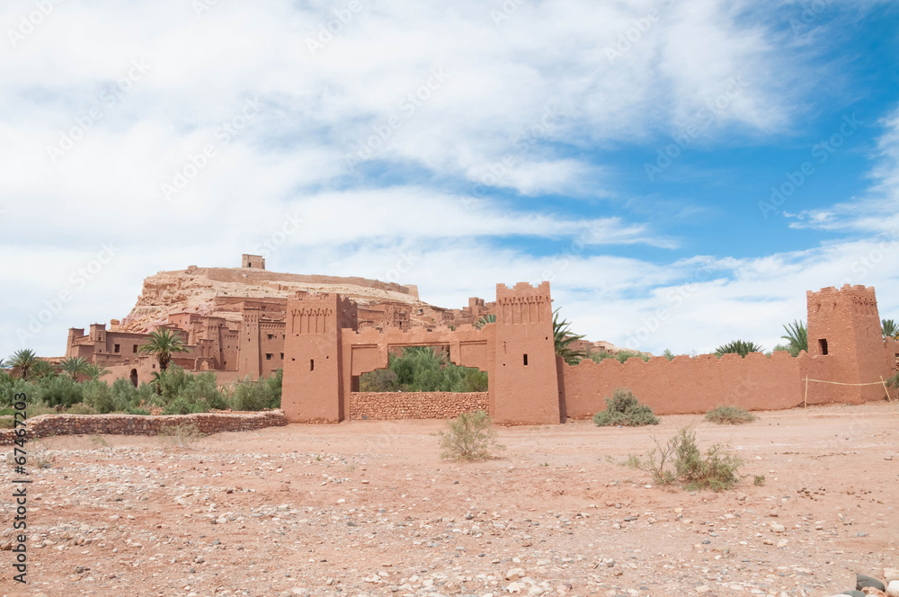 traditional castle in morocco